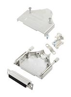 AMPHENOL COMMUNICATIONS SOLUTIONS L17MHDM25+L77HDB44S D-Sub 连接器, HD, 带后壳, 高密度, 插座, MHDM, 44 触点, DB, 焊接杯