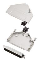 AMPHENOL COMMUNICATIONS SOLUTIONS L17DTZK37+L717SDC37P D-Sub 连接器, 带后壳, 标准, 插头, DTZK, 37 触点, DC, 焊接杯