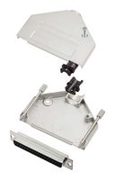 AMPHENOL COMMUNICATIONS SOLUTIONS L17DTZK37+L77SDC37S D-Sub 连接器, 带后壳, 标准, 插座, DTZK, 37 触点, DC, 焊接杯