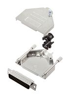 AMPHENOL COMMUNICATIONS SOLUTIONS L17DTZK25+L717HDB44P D-Sub 连接器, HD, 带后壳, 高密度, 插头, DTZK, 44 触点, DB, 焊接杯