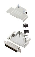 AMPHENOL COMMUNICATIONS SOLUTIONS L17D45ZK25+L717SDB25P D-Sub 连接器, 带后壳, 标准, 插头, D45ZK, 25 触点, DB, 焊接