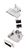 AMPHENOL COMMUNICATIONS SOLUTIONS L17D45ZK15+L77SDA15S D-Sub 连接器, 带后壳, 标准, 插座, D45ZK, 15 触点, DA, 焊接