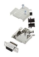AMPHENOL COMMUNICATIONS SOLUTIONS L17D45ZK25+L77DB25SST D-Sub 连接器, 带后壳, 标准, 插座, D45ZK, 25 触点, DB, 螺丝
