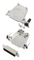 AMPHENOL COMMUNICATIONS SOLUTIONS L17DTZF25-RG+L717SDB25P D Sub Connector, With Backshell, DB25, Standard, Plug, DTZF-RG, 25 Contacts, DB, Solder Cup