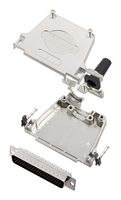 AMPHENOL COMMUNICATIONS SOLUTIONS L17DTZF37-RG+L717HDC62P D Sub Connector, With Backshell, HD62, High Density, Plug, DTZF-RG, 62 Contacts, DC, Solder Cup