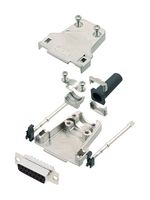 AMPHENOL COMMUNICATIONS SOLUTIONS L17DTZF15-LJS-RG+L77SDA15S D-Sub 连接器, 带后壳, 标准, 插座, DTZF-LJS-RG, 15 触点, DA, 焊接杯