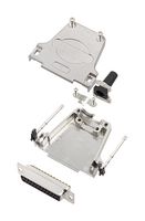 AMPHENOL COMMUNICATIONS SOLUTIONS L17DTZF25-LJS-RG+L77SDB25S D-Sub 连接器, 带后壳, 标准, 插座, DTZF-LJS-RG, 25 触点, DB, 焊接杯