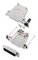 AMPHENOL COMMUNICATIONS SOLUTIONS L17DTZF25-LJS-RG+L717HDB44P D-Sub 连接器, HD, 带后壳, 高密度, 插头, DTZF-LJS-RG, 44 触点, DB, 焊接杯
