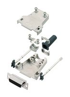 AMPHENOL COMMUNICATIONS SOLUTIONS L17DTZF15-LJS-RG+L77HDA26S D-Sub 连接器, HD, 带后壳, 高密度, 插座, DTZF-LJS-RG, 26 触点, DA, 焊接杯
