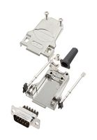 AMPHENOL COMMUNICATIONS SOLUTIONS L17DTZF25-LJS-RG+L717DB25PST D-Sub 连接器, 带后壳, 标准, 插头, DTZF-LJS, 25 触点, DB, 螺丝