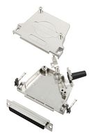 AMPHENOL COMMUNICATIONS SOLUTIONS L17D45ZF37-RG+L77SDC37S D Sub Connector, With Backshell, DB37, Standard, Receptacle, D45ZF-RG, 37 Contacts, DC, Solder