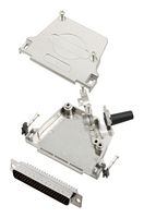 AMPHENOL COMMUNICATIONS SOLUTIONS L17D45ZF37-RG+L717HDC62P D Sub Connector, With Backshell, HD62, High Density, Plug, D45ZF-RG, 62 Contacts, DC, Solder