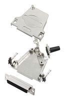 AMPHENOL COMMUNICATIONS SOLUTIONS L17D45ZF25-RG+L77HDB44S D Sub Connector, With Backshell, HD44, High Density, Receptacle, D45ZF-RG, 44 Contacts, DB, Solder