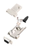 AMPHENOL COMMUNICATIONS SOLUTIONS L17DTSL09-RG-LJS-T+L77SDE09S D-Sub 连接器, 带后壳, 标准, 插座, DTSL-T-LJS-RG, 9 触点, DE, 焊接杯