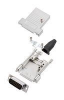 AMPHENOL COMMUNICATIONS SOLUTIONS L17DTSL15-RG-LJS-T+L717HDA26P D-Sub 连接器, HD, 带后壳, 高密度, 插头, DTSL-T-LJS-RG, 26 触点, DA, 焊接杯
