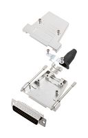 AMPHENOL COMMUNICATIONS SOLUTIONS L17DTSL37-RG-LJS-T+L717HDC62P D-Sub 连接器, HD, 带后壳, 高密度, 插头, DTSL-T-LJS-RG, 62 触点, DC, 焊接杯