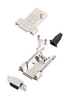 AMPHENOL COMMUNICATIONS SOLUTIONS L17DTSL09-RG-LJS-T+L77HDE15S D-Sub 连接器, HD, 带后壳, 高密度, 插座, DTSL-T-LJS-RG, 15 触点, DE, 焊接杯