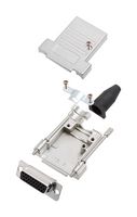 AMPHENOL COMMUNICATIONS SOLUTIONS L17DTSL15-RG-LJS-T+L77HDA26S D-Sub 连接器, HD, 带后壳, 高密度, 插座, DTSL-T-LJS-RG, 26 触点, DA, 焊接杯
