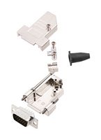 AMPHENOL COMMUNICATIONS SOLUTIONS L17DTSL09-RG-LJS-S+L717HDE15P D-Sub 连接器, HD, 带后壳, 高密度, 插头, DTSL-LJS-RG-S, 15 触点, DE, 焊接杯