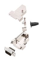 AMPHENOL COMMUNICATIONS SOLUTIONS L17DTSL15-RG-LJS-S+L717DA15PST D-Sub 连接器, 带后壳, 标准, 插头, DTSL-LJS-RG-S, 15 触点, DA, 螺丝