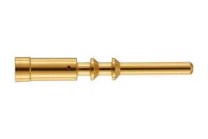 HARTING 09156006121 Circular Connector Contact, Han, Pin, Crimp, 14 AWG, 18 AWG