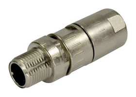 HARTING 21038211805 传感器连接器, M12, 公, 8路, 压接插针-不包含触芯, 直形线缆安装