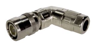 HARTING 21038813430 传感器连接器, M12, 公, 4路, 压接插头, 直角线缆安装