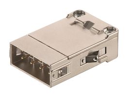 HARTING 09140083031 重载型连接器, Han Gigabit, 插入件, 8触芯, 插头, 压接针-无触芯