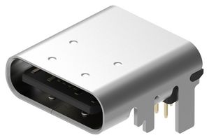 GCT USB4085-GF-A 连接器, USB, 充电连接器, USB C, USB 2.0, 插座, 16 路, 通孔安装, 直角型