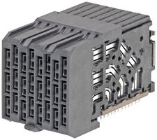 MOLEX 171510-7136 连接器, 3对直角直接正交子卡, 6列, Impel Plus 171510, 36 触点, 2.35 mm, 插座, 通孔安装, 6 排