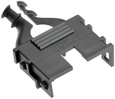 MOLEX 204723-0008 连接器后盖, 8路, 公母同体, 后壳, Molex Mini-Fit Jr. 5557系列插头与5559系列插座外壳, 180°, 尼龙(聚酰胺)主体, Mini-Fit Jr. 204723