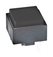 C&K COMPONENTS KS11R22CBD Pushbutton Switch, KS Series, SPST-NO, Off-(On), Square, Black