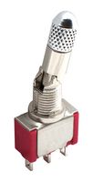 C&K COMPONENTS 7201K2CQE Toggle Switch, On-None-On, DPDT, Non Illuminated, 7000 Series, Panel Mount, 5 A
