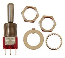 C&K COMPONENTS 7205TCWCQE 拨动开关, (开)-关-(开), DPDT, 不发光, 7000 Series, 通孔安装, 5 A