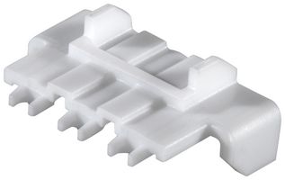 MOLEX 172709-0107 Connector Accessory, 4.2mm Pitch, 7Pos, White, Terminal Position Assurance Retainer