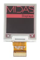 MIDAS DISPLAYS MDE0154A152152RBW Display E-Paper, Reflective, 1.54", 152x152Pixels, Black/Red on White, 3.3V, SPI, 37.32mmx31.8mm