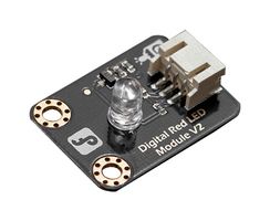 DFROBOT DFR0021-R 附加板, LED灯模块, 红色, Gravity系列, Arduino, 数字接口
