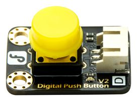 DFROBOT DFR0029-Y 附加板, 按钮模块, 黄色帽, Gravity系列, Arduino, 数字接口