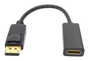 MULTICOMP PRO PS000244 音频适配器, 显示端口插头, HDMI 插座