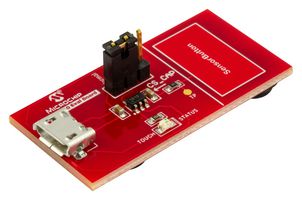 MICROCHIP AC160219 Evaluation Kit, AT42QT1010 Capacitive Touch Controller, Integrated Touch Pad