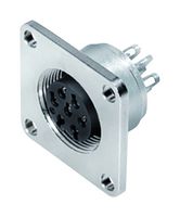 BINDER 09-0174-300-08 圆形连接器, Miniature Circular Connector, 423/723/425 Series, 法兰安装插座, 8 触点, 焊接插座, 螺纹