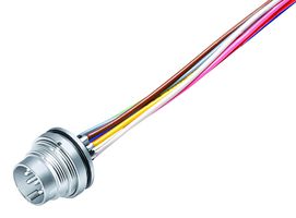 BINDER 09-0123-782-06 圆形连接器, Miniature Circular Connector, 423/723/425 Series, 面板安装插头, 6 触点, 压接引脚, 螺纹