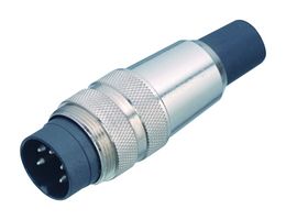 BINDER 09-0329-02-12 圆形连接器, Miniature Circular Connector, 680 Series, 电缆安装插头, 12 触点, 焊接引脚, 螺纹