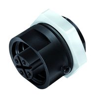 BINDER 09-4224-150-04 Circular Connector, Circular Power Connector, 692/693 Series, Panel Mount Receptacle, 4 Contacts