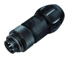 BINDER 99-4201-300-07 Circular Connector, Circular Power Connector, 692/693 Series, Cable Mount Plug, 6 Contacts