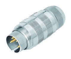 BINDER 99-5109-40-04 Circular Connector, Miniature Circular Connector, 423 Series, Cable Mount Plug, 4 Contacts