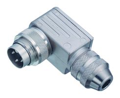 BINDER 99-5121-75-06 Circular Connector, Miniature Circular Connector, 423 Series, Right Angle Plug, 6 Contacts