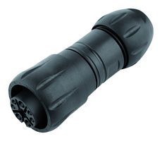 BINDER 99-6490-000-05 Circular Connector, Circular Power Connector, HEC 696 Series, Cable Mount Receptacle, 4 Contacts