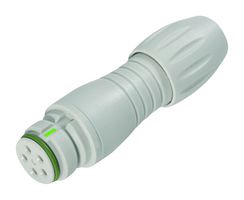 BINDER 99-9126-400-08 Circular Connector, Miniature Circular Connector, 720 Series, Cable Mount Receptacle, 8 Contacts