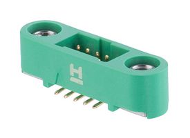 HARWIN G125-MS11005M1P 引脚针座, 黑色 / 绿色, 线至板, 1.25 mm, 2 排, 10 触点, 表面安装　, Gecko SL G125